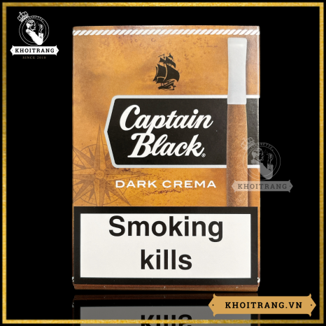 Captain Black Dark Crema 8 điếu ( nâu )